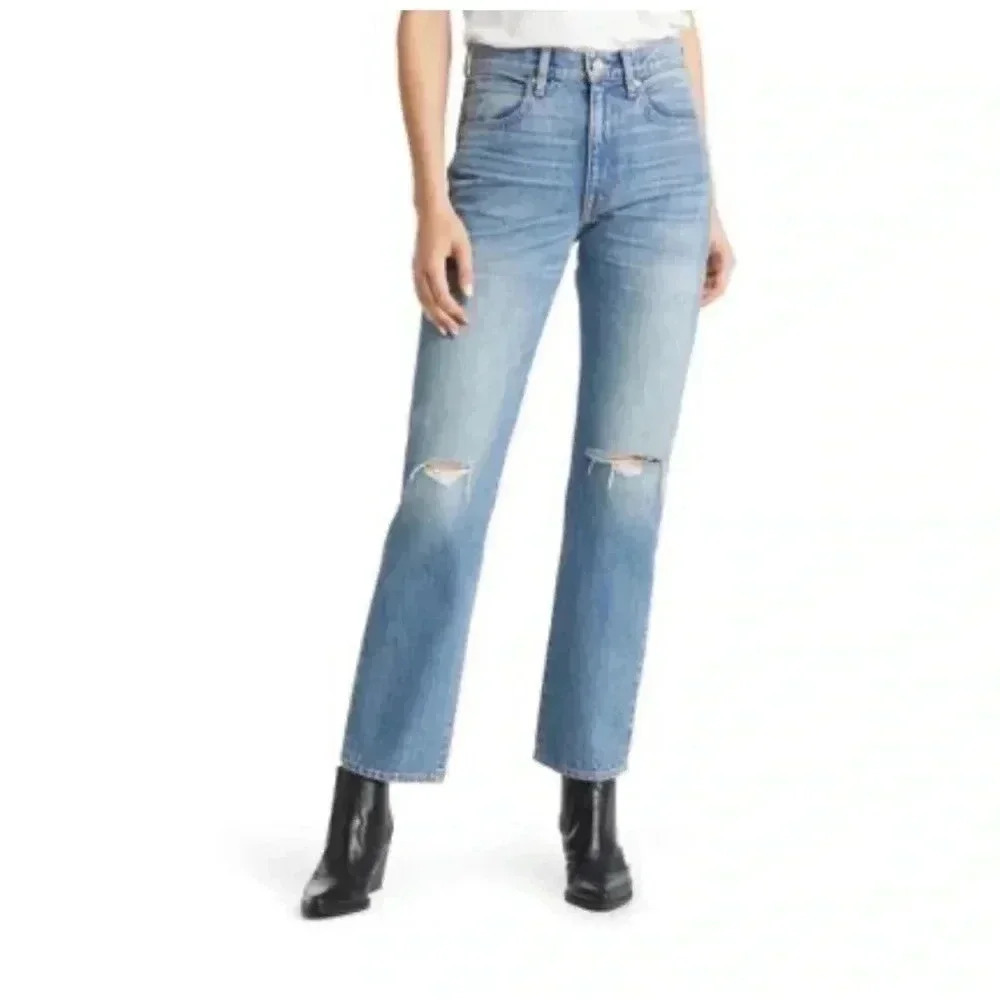 SLVRLAKE Stella Distressed Jeans